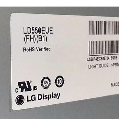 LVDS LD550EUE-FHB1 لوحة LCD 55 بوصة للافتات الرقمية LCD