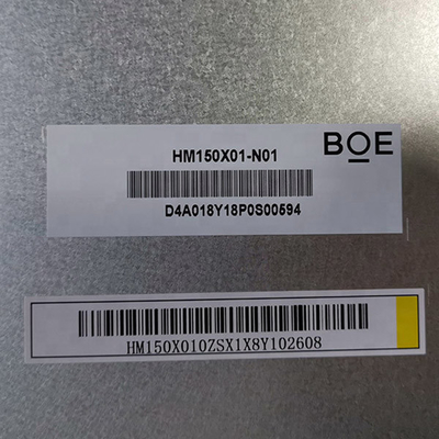 BOE Industrial 1024x768 15 بوصة عرض HM150X01-N01 20 دبابيس LVDS TFT شاشة LCD