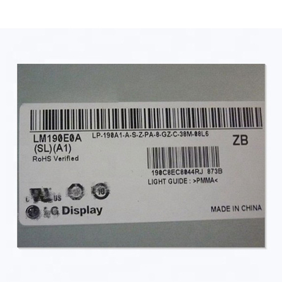 الأصلي 19.0 بوصة LM190E0A-SLA1 LM190E0A (SL) (A1) شاشة عرض LCD