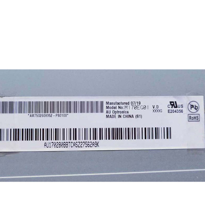 AUO M170EG01 VD شاشة LCD لسطح المكتب RGB 1280 × 1024 SXGA 96PPI