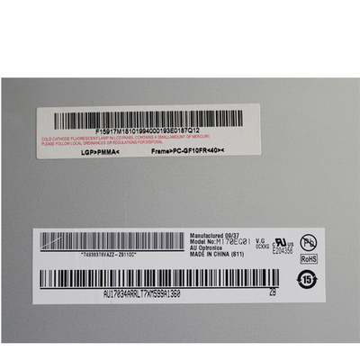 AUO M170EG01 VG LCD شاشة الكمبيوتر المحمول RGB 1280 × 1024 SXGA 96PPI RGB شريط عمودي