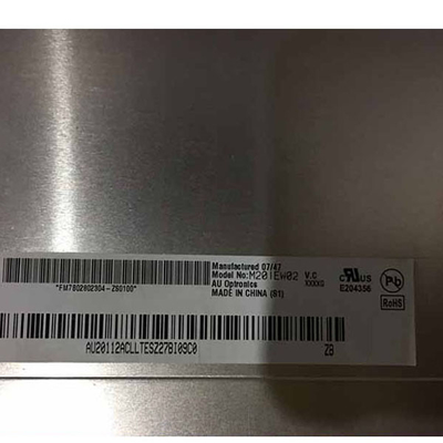 AUO M201EW02 VC LCD شاشة كمبيوتر محمول 16.7M 92٪ NTSC طلاء صلب مضاد للتوهج
