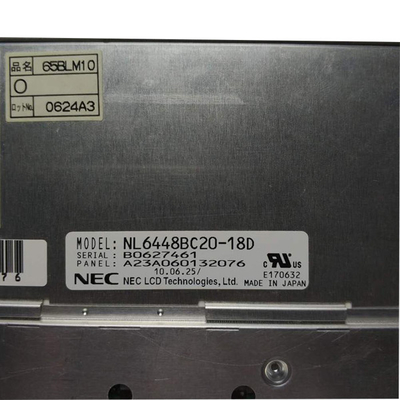 NL6448BC20-18D الأصلي 6.5 بوصة 640 (RGB) × 480 TFT شاشة عرض LCD للمعدات الصناعية