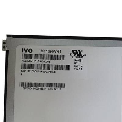 M116NWR1 R7 IVO شاشة كمبيوتر محمول LCD مقاس 11.6 بوصة 30PIN EDP 1366X768 HD لأجهزة Lenovo C21e S21E