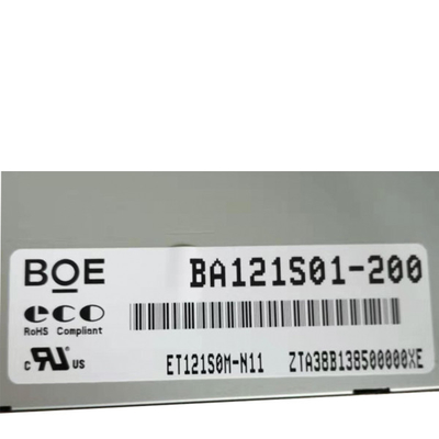 BOE ET121S0M-N11 800 × 600 شاشة عرض الأجهزة الطبية 12 بوصة TFT LCD