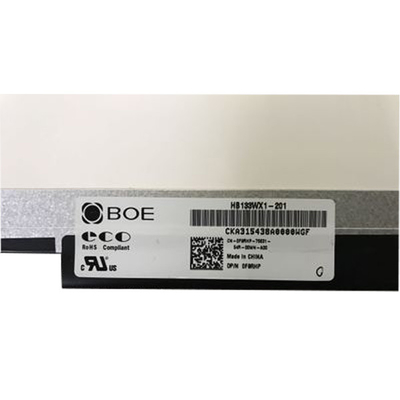 BOE 13.3 بوصة شاشة الكمبيوتر المحمول HB133WX1-201 RGB 1366X768 وحدة عرض LCD