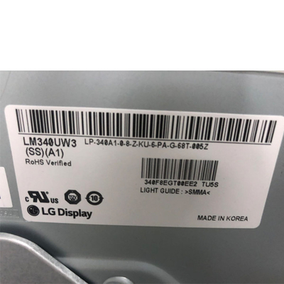 LM340UW3-SSA1 شاشة عرض LCD 34.0 بوصة 4K 21/9 شاشة LCD منحنية