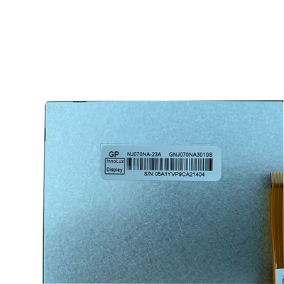 NJ070NA-23A Innolux شاشة TFT LCD مقاس 7 بوصات مع كابل 1024 * 600 LVDS ولوحة تحكم للوحة LCD