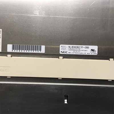 شاشة LCD مقاس 12.1 بوصة 82ppi NL8060BC31-28D 800 * 600 مطبقة على المنتجات الصناعية