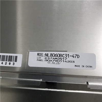 شاشة LCD مقاس 12.1 بوصة 82ppi NL8060BC31-47D A + تستخدم لوحة LCD للصناعة