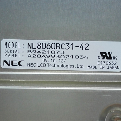 12.1 بوصة 82ppi شاشة LCD NL8060BC31-42 استبدال شاشات LCD