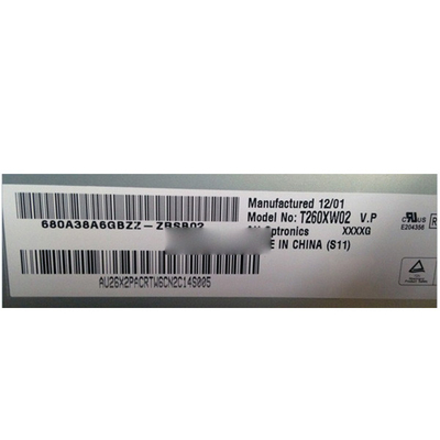 T260XW02 VP 30 دبوس 26 بوصة شاشة LCD 1366 * 768 لـ AUO