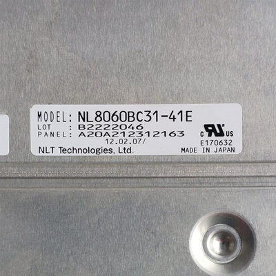 12.1 بوصة 82ppi شاشة LCD NL8060BC31-41E 800 * 600 WLED TFT 20pin CMOS شاشة الكريستال السائل