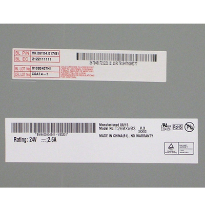 T260XW03 V3 30 دبوس 26 بوصة شاشة LCD 1366 * 768 لـ AUO