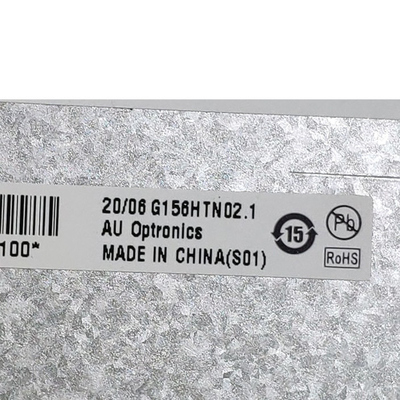 AUO 15.6 "شاشة LCD صناعية G156HTN02.1 شريط عمودي مضاد للتوهج