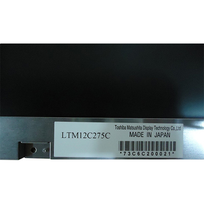 LTM12C275C TOSHIBA LCD Screen 250cd / m2 متوازي RGB 30 دبوس موصل