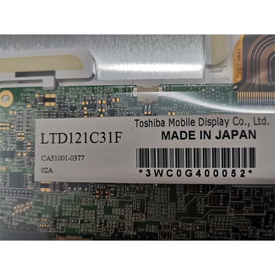 CCFL 12.1 بوصة لوحة LCD 800 × 600 RGB عمودي الشريط LTD121C31F