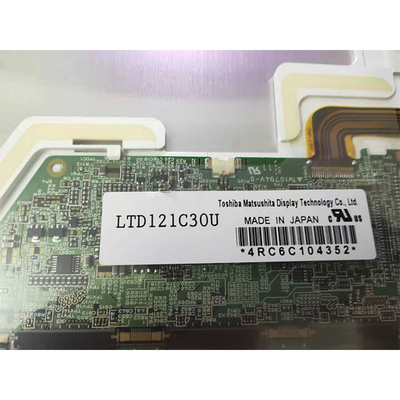 شاشة TFT LCD مقاس 12.1 بوصة RGB 800 × 600 SVGA 82ppi CMOS Connector LTD121C30U