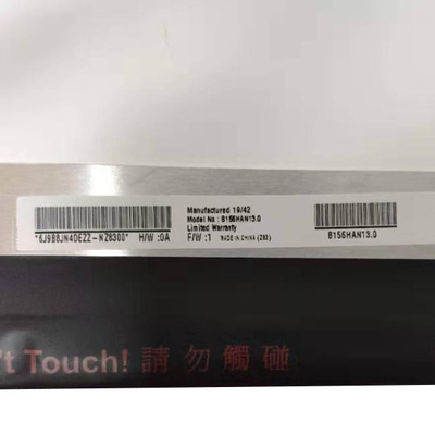 AUO شريط عمودي 15.6 بوصة لوحة LCD B156HAN13.0 10 دبابيس شاشة LCD