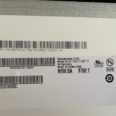 AUO شريط عمودي 15.6 بوصة LCD Pane B156XTN07.0 HW0A LCD SCREEN