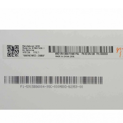 AUO شريط عمودي 15.6 بوصة شاشة LCD B156HTN06.1 1920 * 1080 141PPI