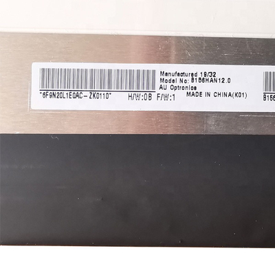 AUO شريط عمودي 15.6 بوصة شاشة LCD B156HAN12.0 1920 * 1080 141PPI