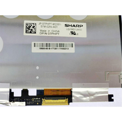 شارب شريط عمودي 15.6 بوصة شاشة LCD Pane LQ156D1JW33 3840 * 2160 كمبيوتر محمول 40pin