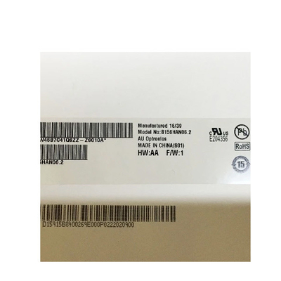AUO شريط عمودي 15.6 بوصة LCD Pane B156HAN06.2 HWAA 1920 * 1080 141PPI