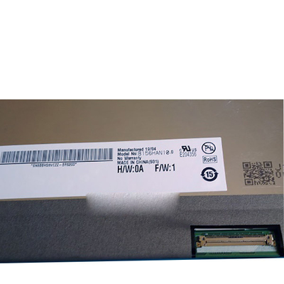 AUO Vertical Stripe 15.6 Inch LCD Pane B156HAN10.0 1920 * 1080 40 دبابيس