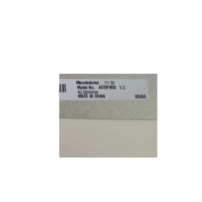 A070FW03 V0 شاشة LCD لوحة سيارة ملاحة DVD RGB شريط AUO شاشة عرض LCD