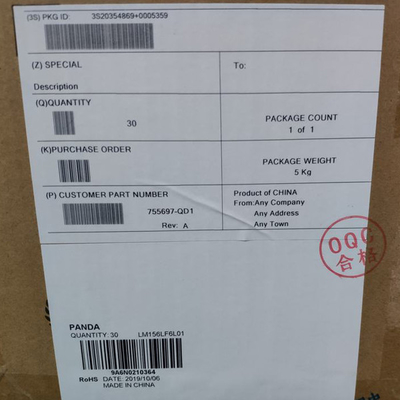 15.6 بوصة FHD EDP IPS LM156LF6L01 موديل جديد ماركة باندا أصلية بدرجة أ