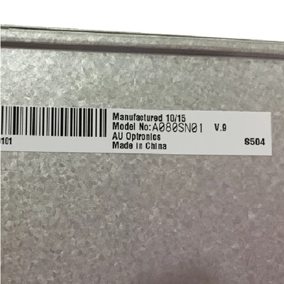 شريط عمودي RGB A080SN01 V9800 * 600 شاشة LCD