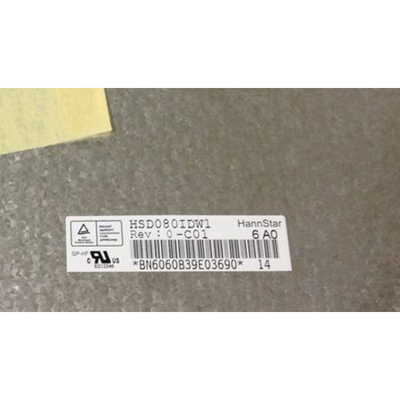 نظام ملاحة GPS للسيارة جديد أصلي 8.0 بوصة TFT Hannstar HSD080IDW1-C01 شاشة عرض LCD