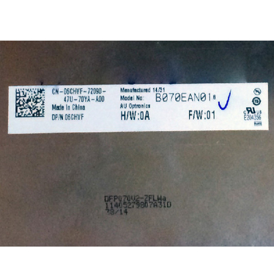 7 بوصة LCM 800 * 1280 31 دبابيس B070EAN01.6 شاشة LCD
