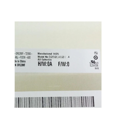 1200x1920 واجهة MIPI 45 دبابيس 8 بوصة شاشة TFT LCD عرض B080UAN01.4