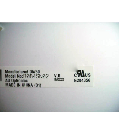 8.4 بوصة LCM 800x600 150350: 1262K CCFL LVDS B084SN02 V0 شاشة LCD