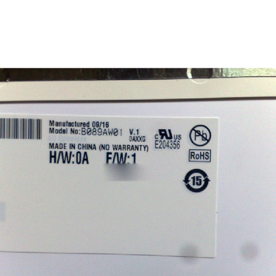 AUO 8.9 بوصة B089AW01 V1 1024 * 600 شاشة LCD 40 PIN