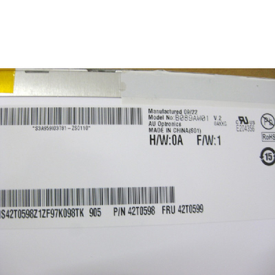 8.9 بوصة 1024 * 600133 بكسل في البوصة B089AW01 V2 شاشة LCD وحدة TFT