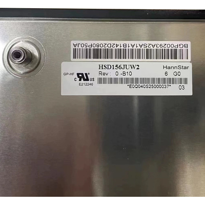 15.6 بوصة لوحة LCD HSD156JUW2-B10 تدعم 1920 * 1080 شاشة LCD الصناعية