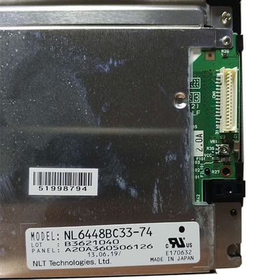 NL6448BC33-74 شاشة عرض LCD PANEL 10.4 بوصة 640 (RGB) * 480 للصناعة