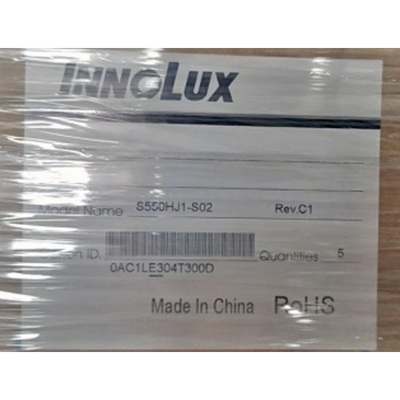 Innolux S550HJ1-S02 55.0 بوصة شاشة LCD مخزن لوحة الحائط Tft-lcd عرض شاشة الربط LCD