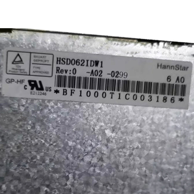 6.2 بوصة 800 * 480 دقة شاشة لوحة LCD HSD062IDW1-A02-0299