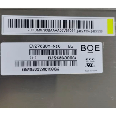 EV270QUM-N10 27.0 بوصة شاشة لوحة LCD BOE 3840 * 2160 UHD شاشات الكريستال السائل