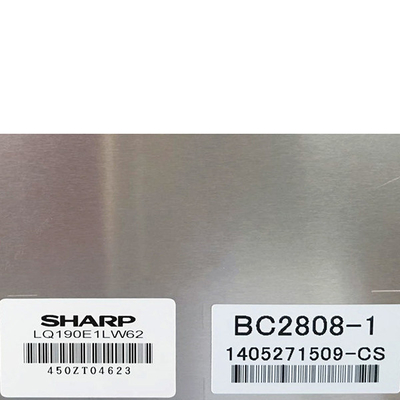 لوحة صناعية 1280 × 1024 IPS 19 بوصة لوحة LCD LQ190E1LW62