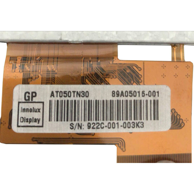 AT050TN30 شاشة عرض LCD 5.0 ​​بوصة RGB 480 × 272 WQVGA 109PPI