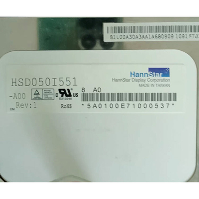 HSD050I551-A00 شاشة عرض LCD لوحة 400 Cd / M2 للهاتف باب الفيديو