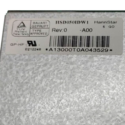 HannStar HSD050IDW1-A00 5 Inch LCD Panel RGB 800 * 480 WVGA 188PPI