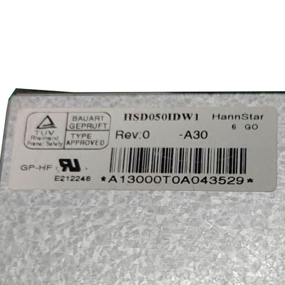 5.0 بوصة شاشة LCD وحدة 800 * 480 TFT LCD شاشة HSD050IDW1-A30