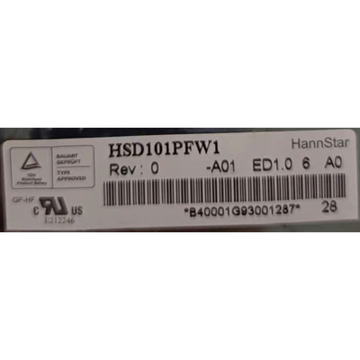 10.1 بوصة 1024 * 576 40 دبوس TFT شاشة LCD شاشة عرض HSD101PFW1-A01