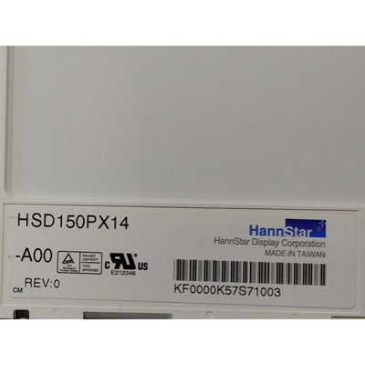 15.0 بوصة TFT شاشة LCD HSD150PX14-A00 30 دبوس 1024 * 768 شاشة TFT LCD